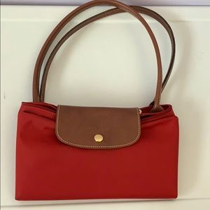 Longchamp Red Medium Tote